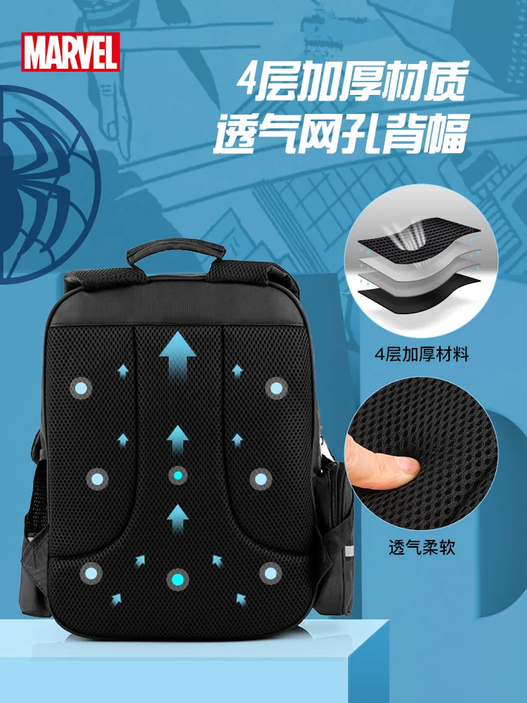 Genuine Disney Schoolbag Primary School Boys 1-3-4 Grade Backpack Cute Backpack