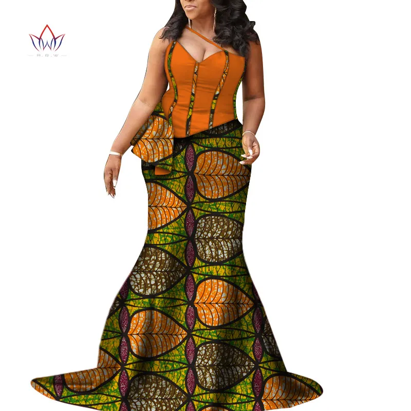 African Clothes For Women Traditional Plus basin riche female Dress elegant wedding dresses for women Rich bazin Wear 3xl WY7520