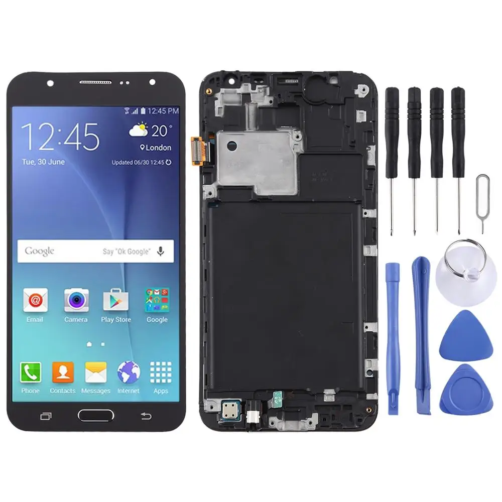 

ЖК-экран TFT и дигитайзер в сборе с рамкой для Galaxy J7 (2015) / J700F
