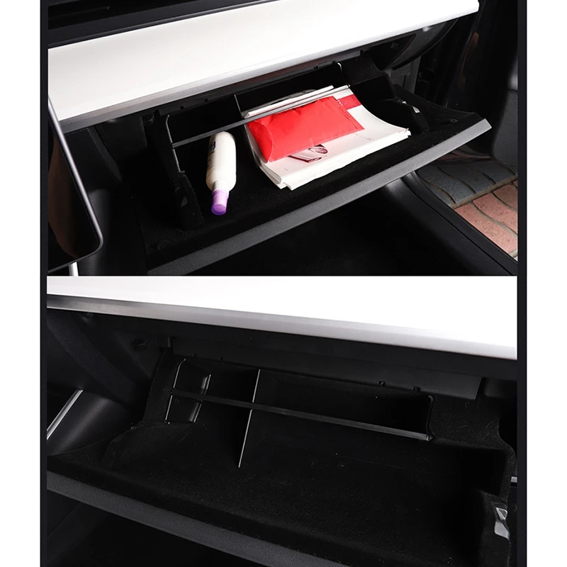 Новая-для Tesla Model 3 модель Y центральная консоль Glovebox ящик для перчаток органайзер
