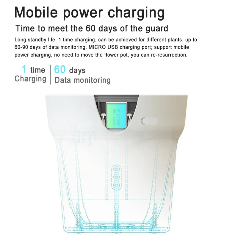 Монитор для цветов HHCC умный тестер освесветильник растений почвы воды