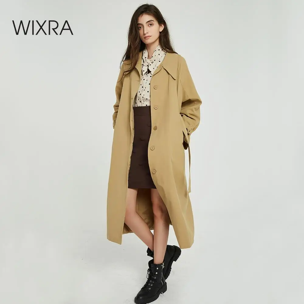 Женская Повседневная однотонная классическая одежда оверсайз с поясом офисное