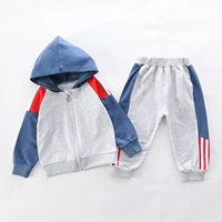baby boys casual clothes set spring autumn cotton gym tracksuits 2pcs sports suit long sleeves hooded sweatshirt pants play wear
