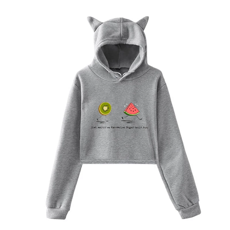 

Cropped Hoodie Harajuku Sweatshirts Female Harry Styles FINE LINE Hoodies Sweatshirt Pink Clothes for Girls Women Clothes Autumn