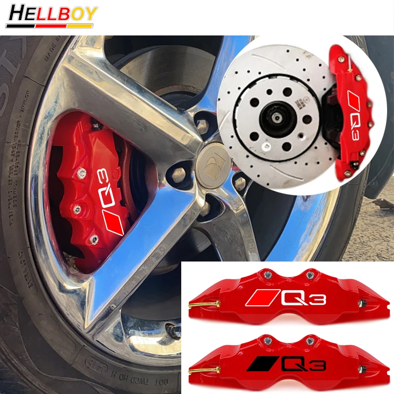 

Car Wheel Rim Brake Pad Discs Caliper Cover For AUDI Q3 F3 8U 2013-2020 Quattro Q5 SQ5 Front Rear Tire Brakes Rotors Accessories