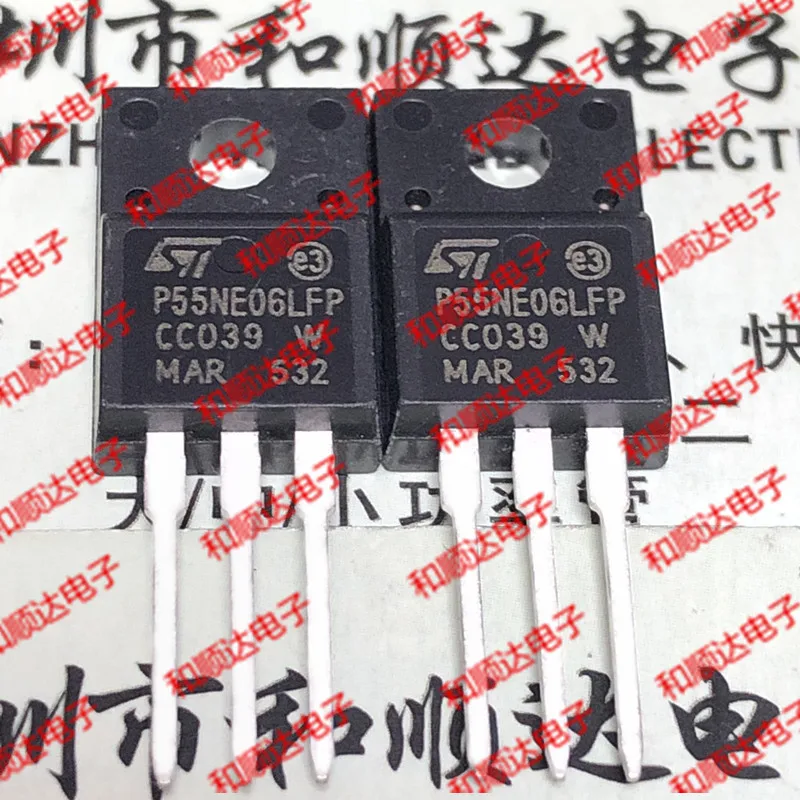 

10 шт./лот P55NE06LFP STP55NE06LFP, новинка, в наличии, Φ 60V 55A