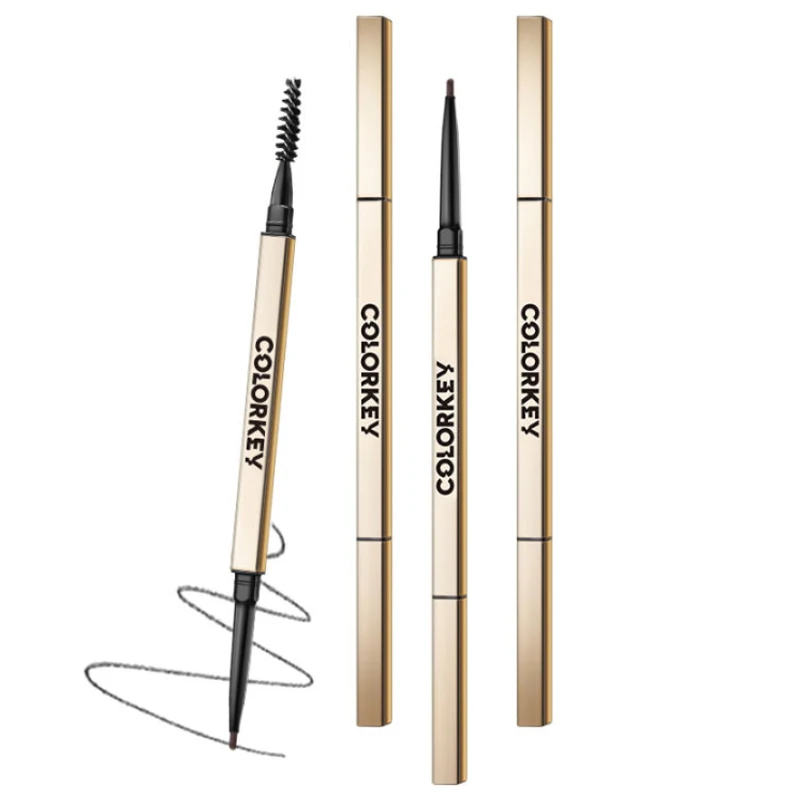 

Colorkey Fine Triangle Eyebrow Pencil Long Lasting Waterproof Blonde Brown Eye Brow Makeup 3 Colors Eye Brow Cosmetics TSLM1