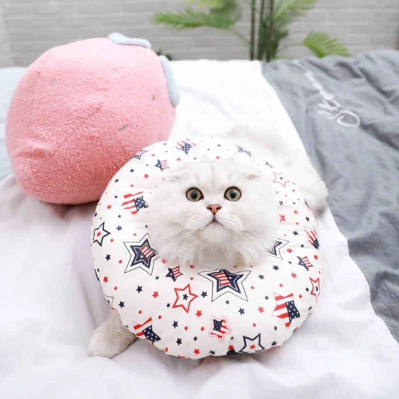 Pet Supplies Cat Hood Toy Anti-biting Ring Anti-bite Protective Cover New Dog Collars German Shepherd Puppy Collar |