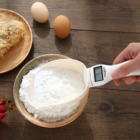 800g1g big electronic digital kitchen measuring spoon scale with lcd display kitchen baking spullies pet feeding milk water