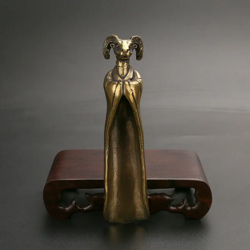 

12 см, чайная лопатка из чистой меди с козьей головкой, чайная ложка, украшения, аксессуары