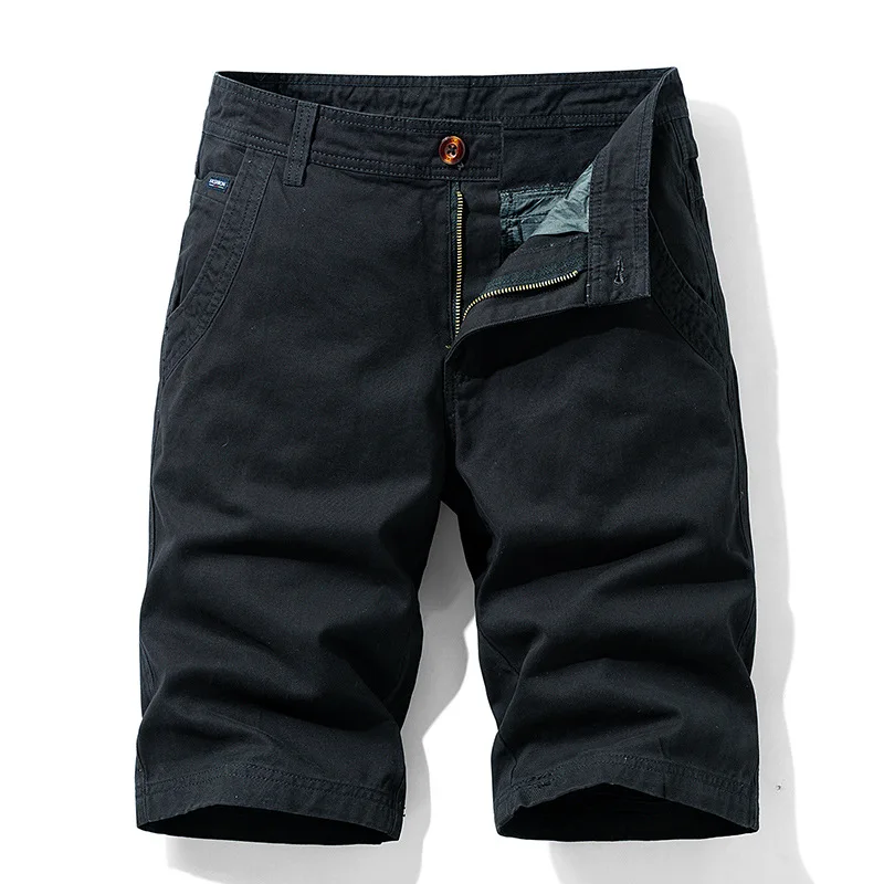 Red Cargo Shorts Men Cotton Bermuda Male New 2020 Summer Men's Baggy Military Zipper Pants Cheap Tactical | Мужская одежда