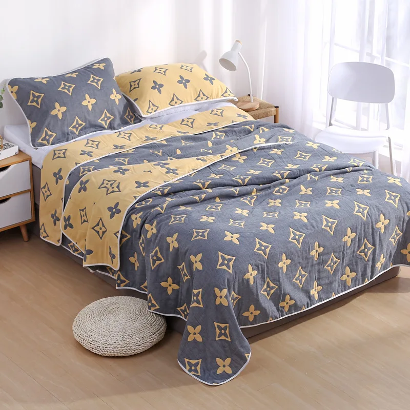 

Шесть слоев марли хлопка кондиционирование воздуха покрыта одеяла один двойной мягкий шестислойная марлевые полотенца являются