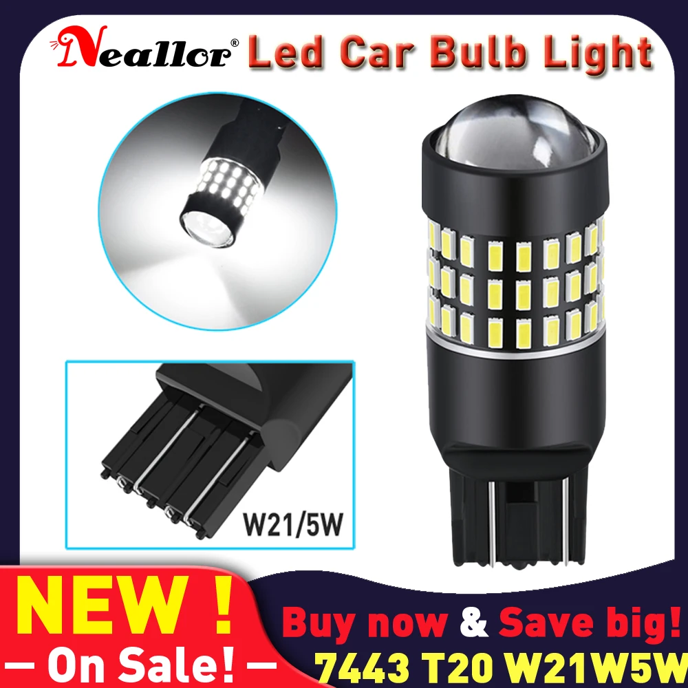 

Светодиодные лампы T20 7443 W21W 7440A Canbus Drl для заднего хода и поворота автомобиля P21w 1156 Ba15s 7506