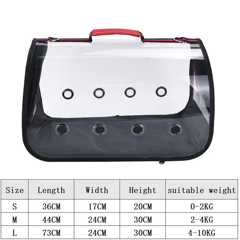

Cat Carrier Bags Breathable Pet Carriers Small Dog Cat Backpack Travel Space Capsule Cage Pet Transport Bag Carrying For Cats