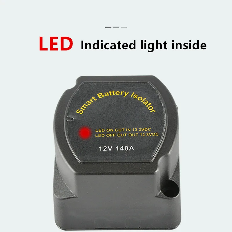 12 В 140A напряжение питания чувствительное разделение зарядки реле умный двойной
