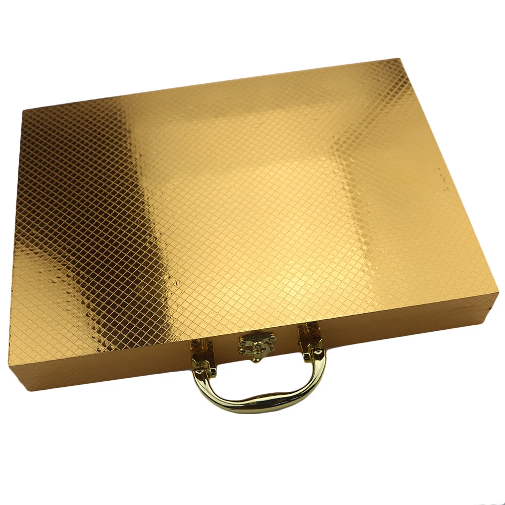 1Pieces Gold Box 24 шт золотой набор посуды 18/10 нержавеющая сталь набор посуды нож вилка ложка столовые приборы набор посуды для мытья в посудомоечной машине набор столовых приборов подарочная коробка - Цвет: 1Pieces Gold Box