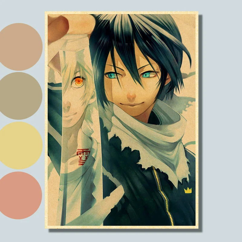 Постер Noragami Декор аниме постеры для домашней комнаты Настенная Наклейка Pictur