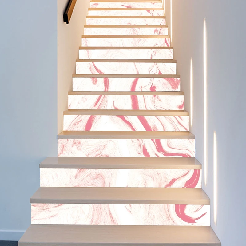 

New Marble Exquisite Stairs With Step Decoration, Personalized Doors With Home Decoration, Wall Stickers And Step Decoration
