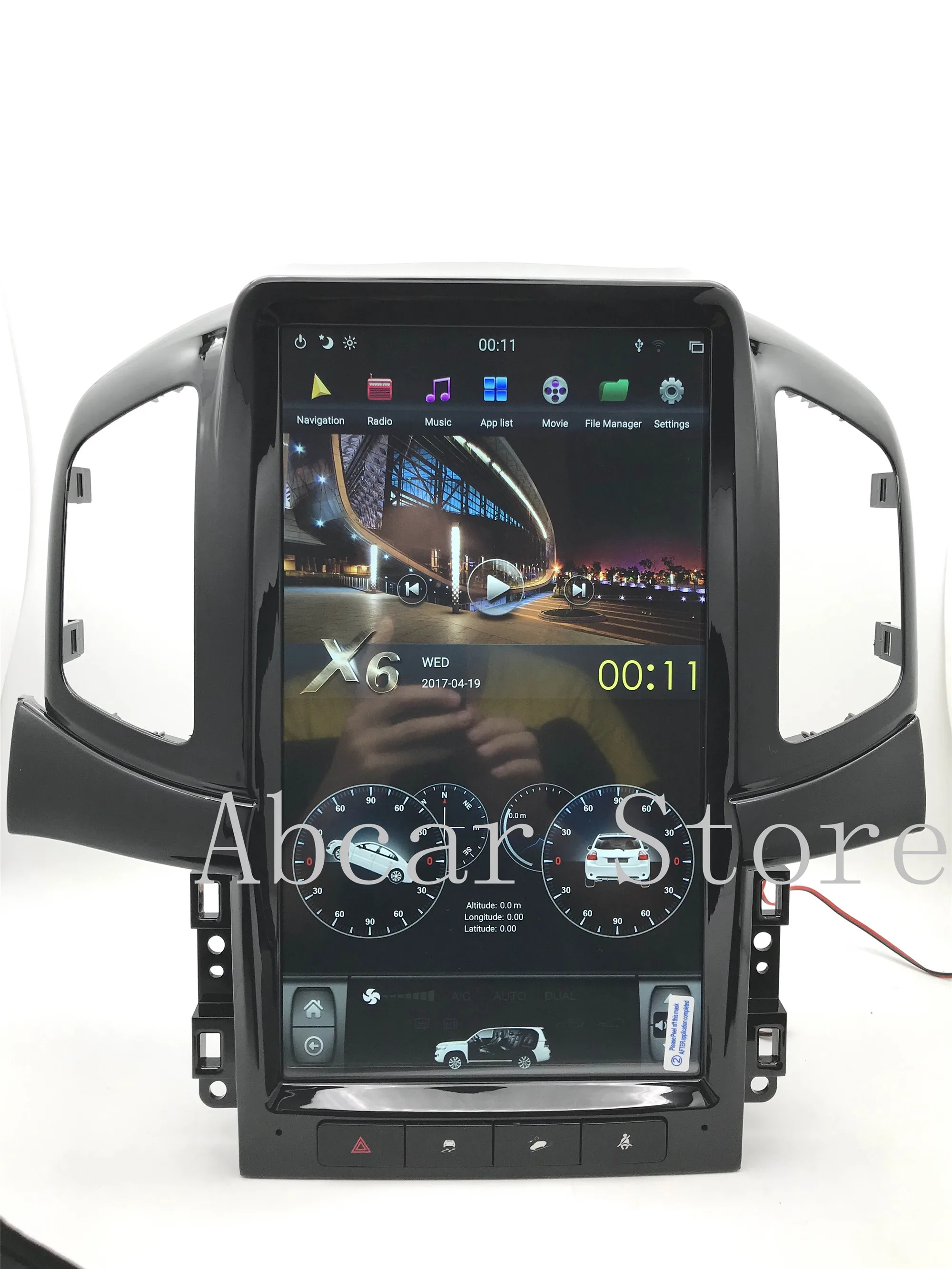 13,6 ''Tesla стиль Android 8,1 PX6 HDMI Автомобильный dvd-плеер gps навигация для Chevrolet Captiva 2012- Радио Стерео ips аудио