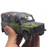 132 children camouflage truck model led light music pull back off road car kids interactive toy gift