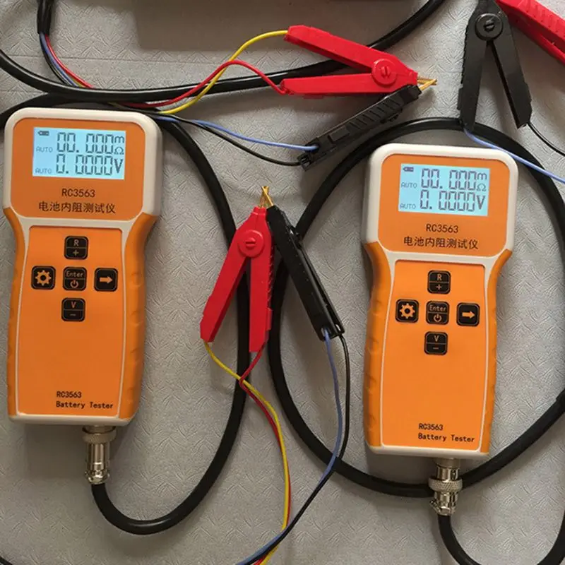 

RC3563 Handheld Battery Internal Resistance Tester Analyzer for Car Vehicle Lead-acid Battery dry cell