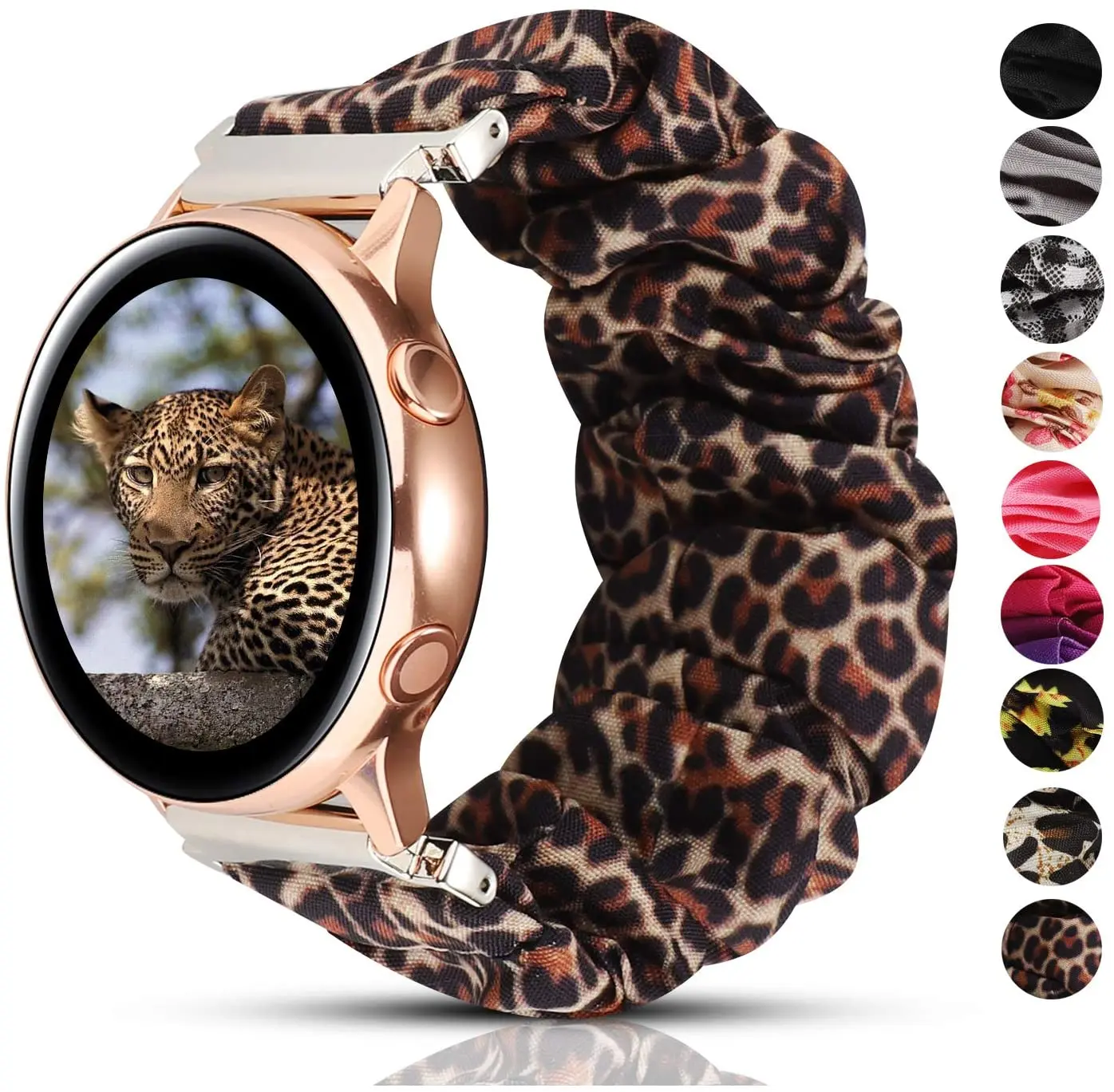 Ремешок эластичный для Samsung Galaxy Watch 46 мм 42 Gear S3 active2 браслет huawei gt2 Amazfit Bip 20 22