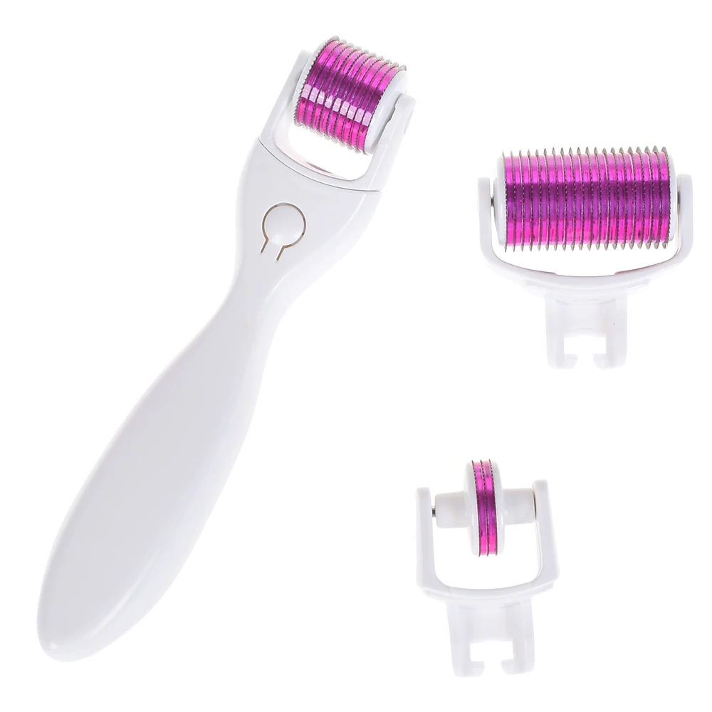 

3 в 1 дермальный валик в комплекте с микро иглами лицу Здоровый Уход За Кожей Микро Титан иглы Антивозрастной уход за кожей лица Красота набо...