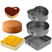 detachable cake mold multi shape metal bread pan toast bread molds cakes tray mould non stick kitchen bakeware sets