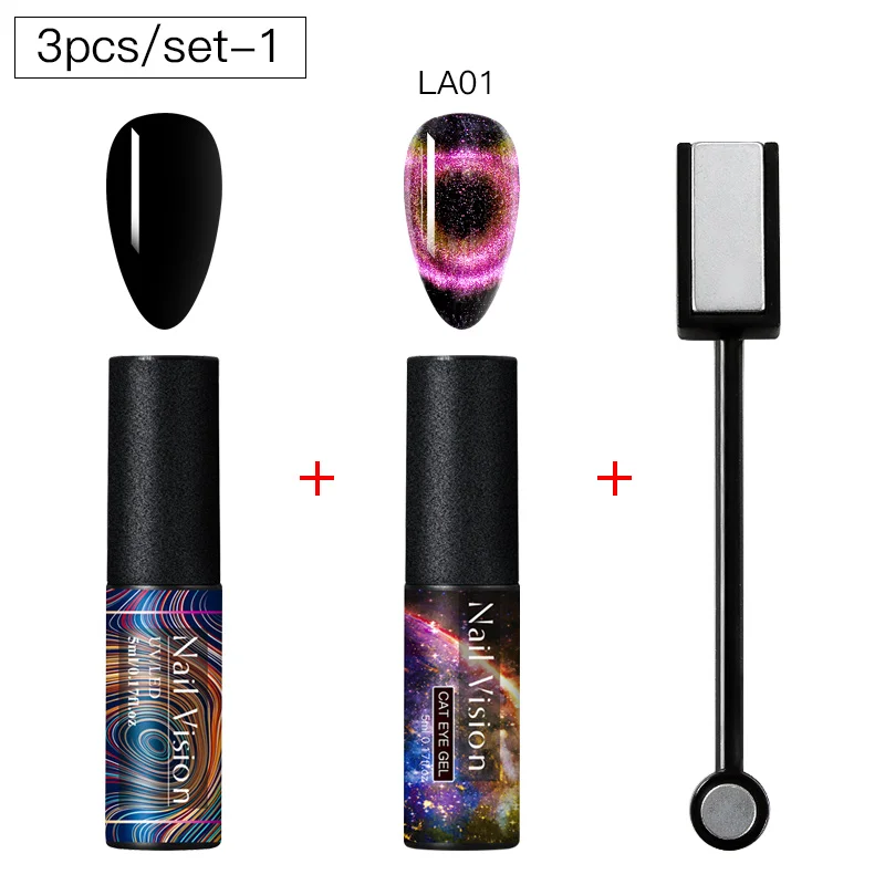 ZH08030 Nail Vision 9D Galaxy Cat Eye гель-Хамелеон Гель для ногтей длительный Galaxy Star эффект кошачьих глаз замачивается УФ/светодиодный - Цвет: ZH08030