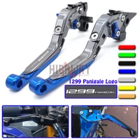 motorcycle cnc accessories adjustable folding extendable brake clutch levers for ducati 899 959 1199 1299 panigale 2015 2019