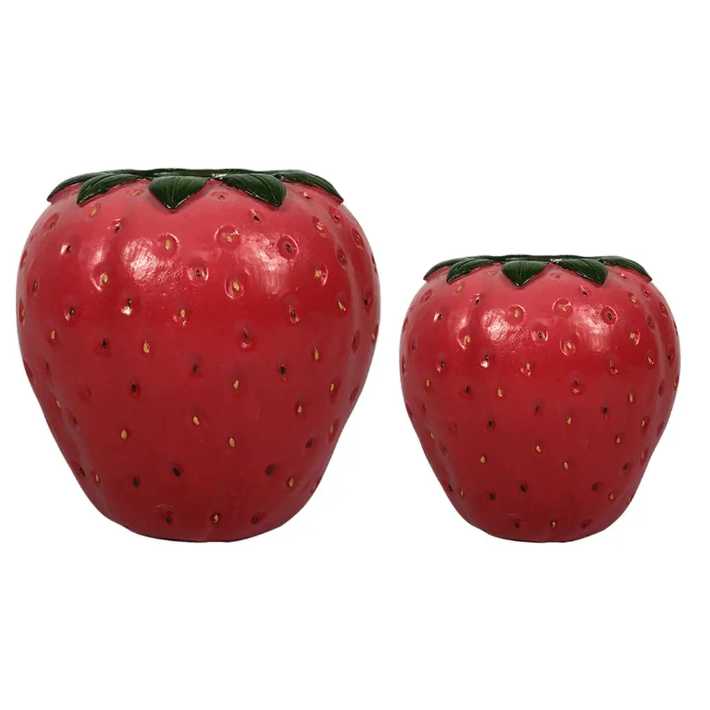 

Полимерный фотоальбом, креативное украшение для дома, цветочный горшок, контейнер для посадки, держатель для цветов в форме клубники