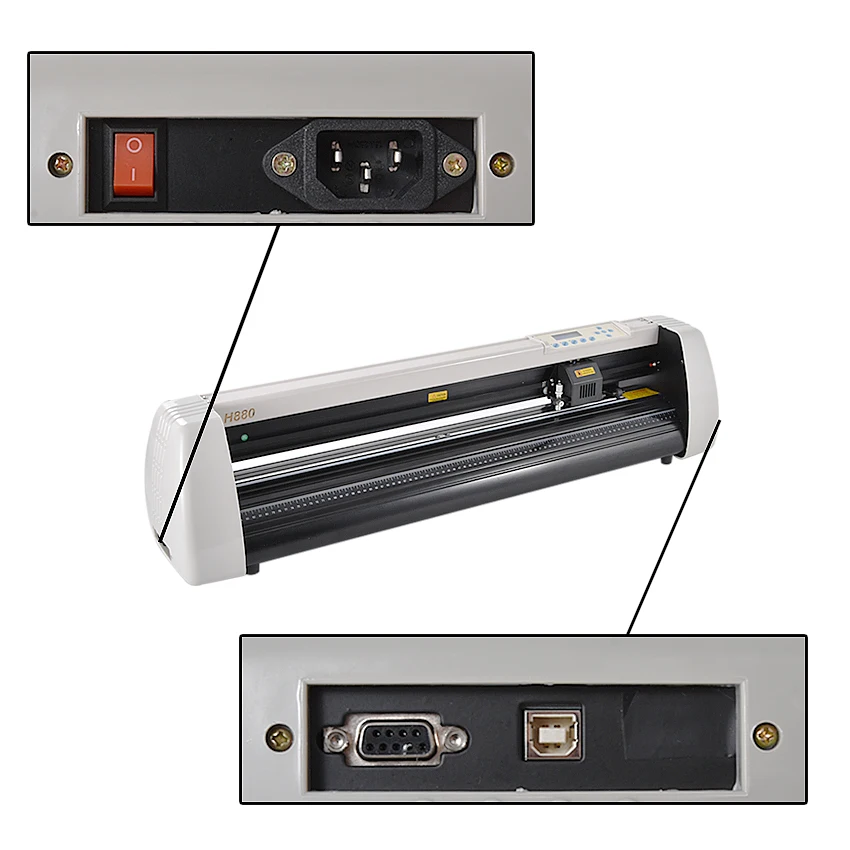 Режущий плоттер H880 с подставкой для одежды/силуэт режущий аппарат