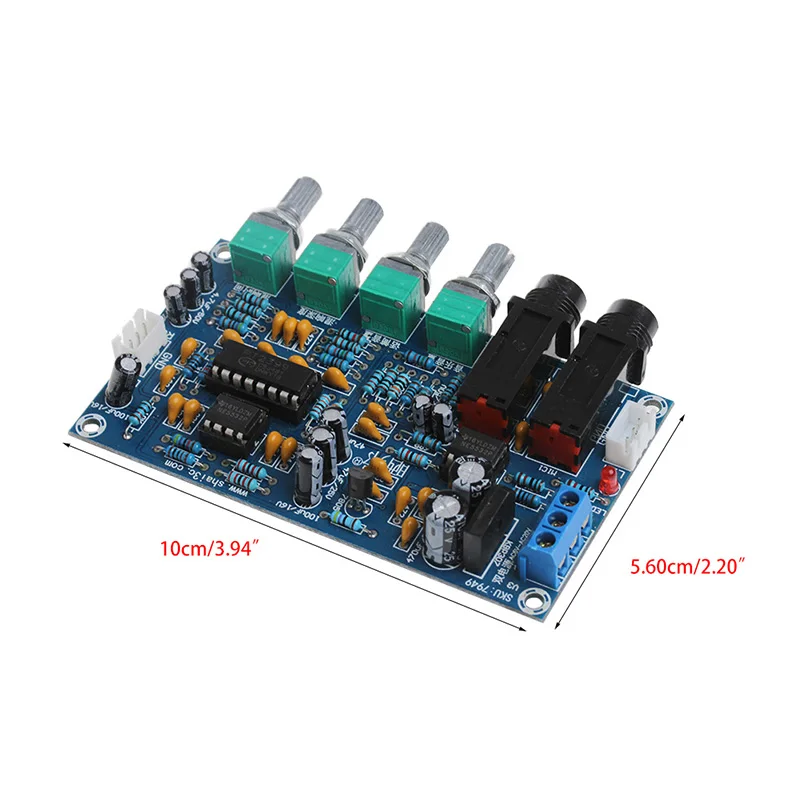 

2020 New Dual Power Microphone Amplifier Board Sound AMP Module Digital Reverb Plate