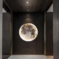 Настенный светильник в виде луны, размеры на выбор #3