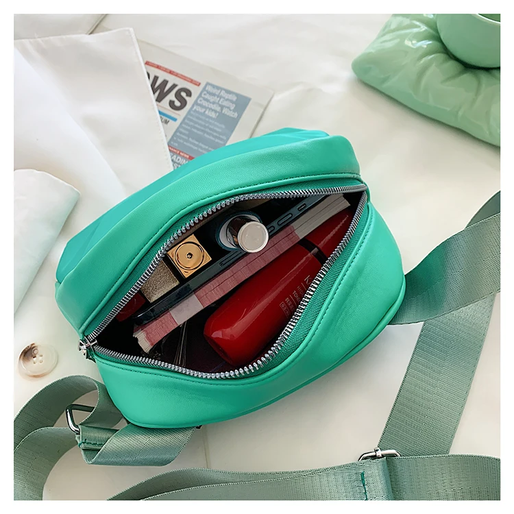 

New High Quality Small Nylon Shoulder Bags For Women Solid Color Women's Designer Handbag Messenger Bag Women Trend Small Bag