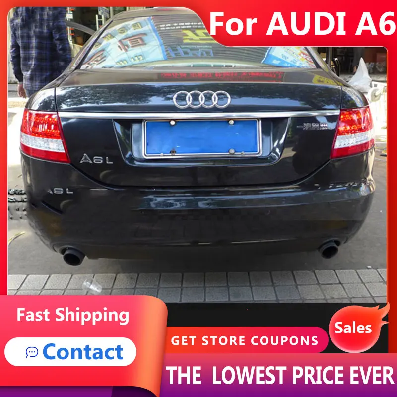 HANA для AUDI A6 2005 2006 2007 2008 задние фонари светодиодные DRL + стоп-сигнал багажника