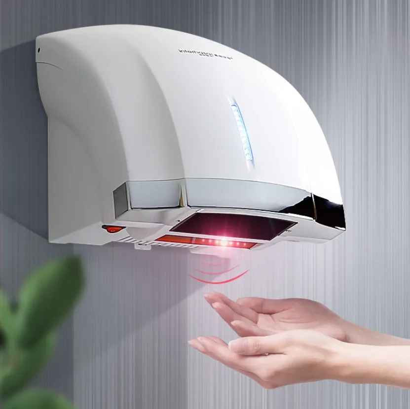 

Fully Automatic Hand Dryer Induction Household Bathroom Hot and Cold Switching Easy Installation