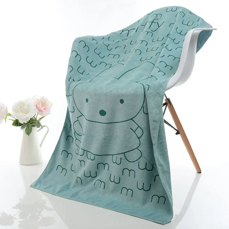 Полотенце из микрофибры с принтом 70*140 см быстросохнущее Впитывающее пляжное