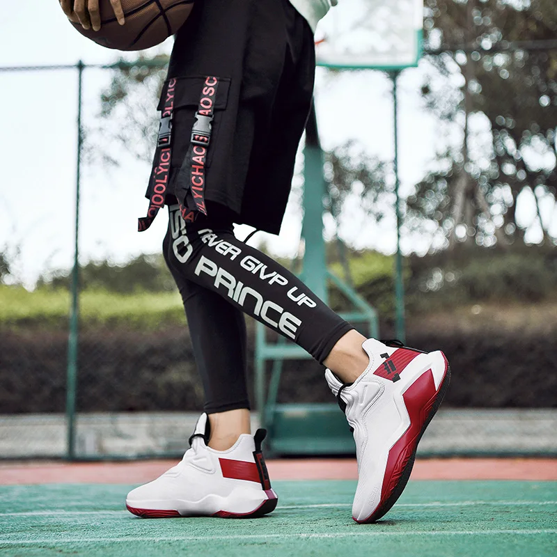

Men's Casual Shoes for Man Sneakers Durable Outsole Trainer High ElasticFashion Sport Basketball Shoes Couple Shoes Plus SIZE