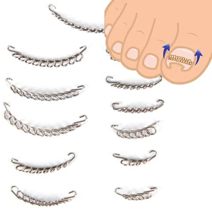 Корректирующая проволока для вросших ногтей на ногах, восстановление, паронихия, корректор ногтей, инструмент для педикюра, горячая Распродажа, 12 шт.кор.