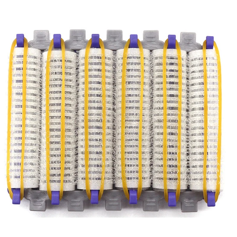 Small Size 24Pcs/Set Salon Nylon Hook &amp Loop Hair Rollers Set Root Perm Rods Bars Curlers with Clips Rubber Bands | Красота и