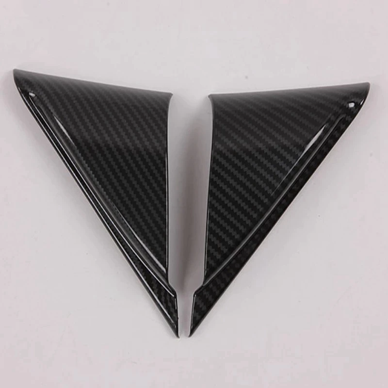 

Car Front Trim Frame 2Pcs ABS Interior Front Pillar Triple-cornered Trim Frame Protector for Hyundai Lafesta 2018-2019