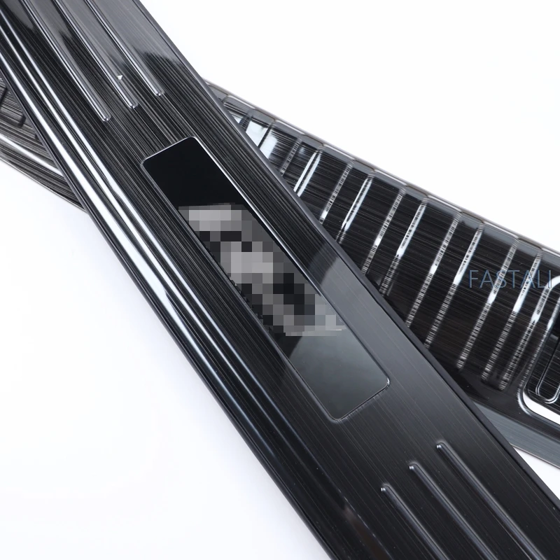 Для Tiguan второго поколения 2017 2018 протектор заднего бампера из нержавеющей стали