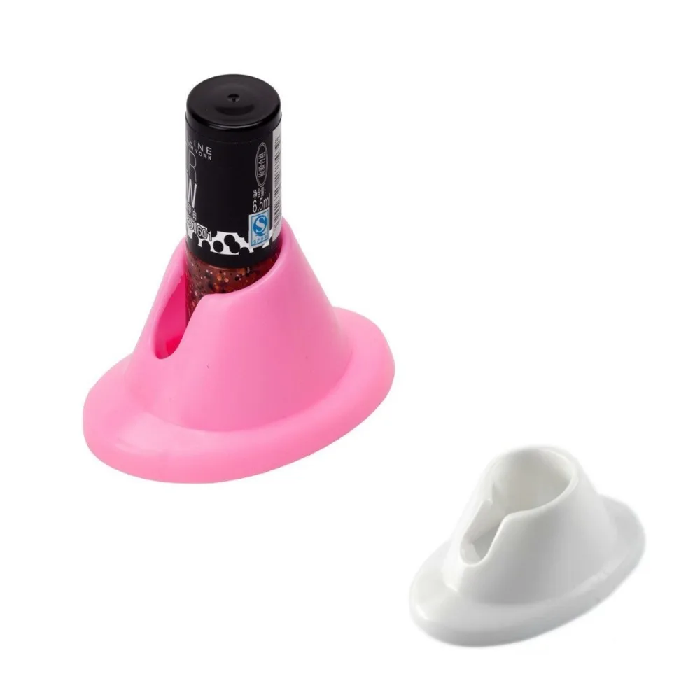 2 шт./лот держатель бутылки для лака ногтей DIY салон резиновый лак Подставка
