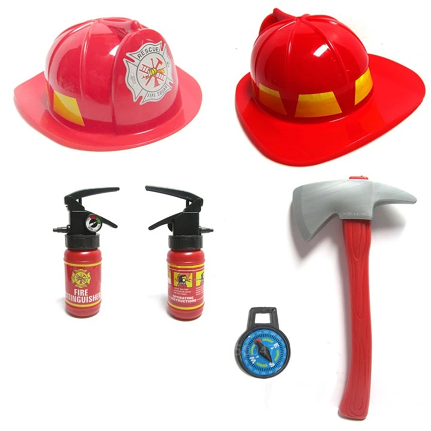 

Halloween Costumes for Kids Firefighter Uniform Cosplay Festival Firemen Fire Fancy Carnival Party Roleplay Performance Clothing