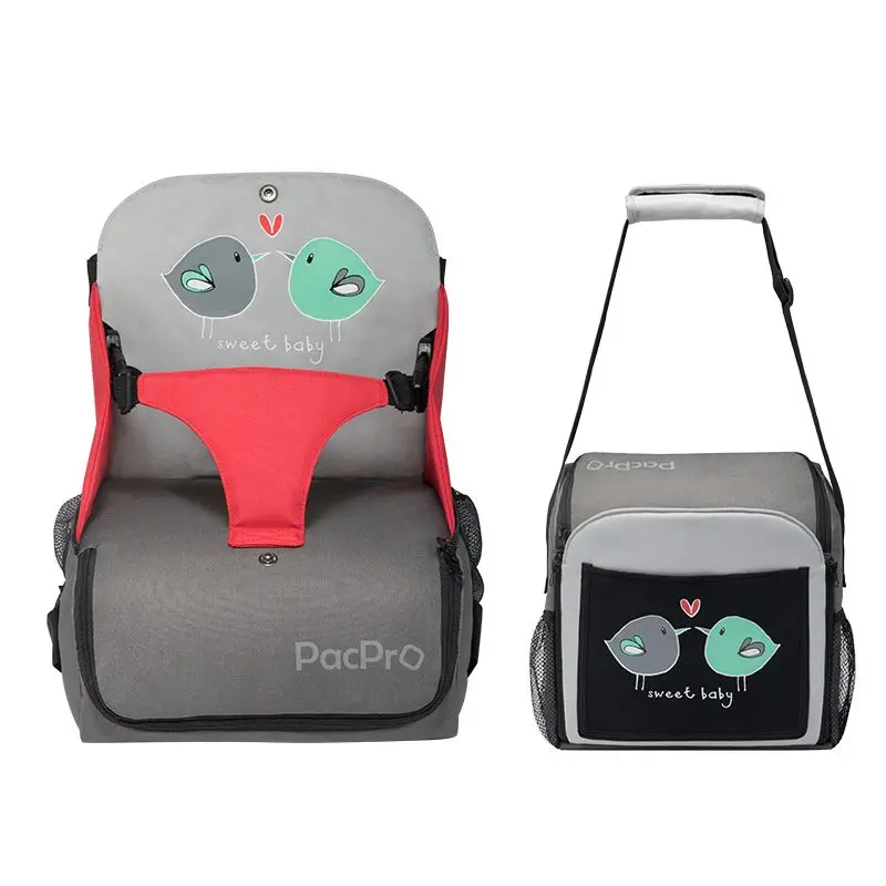 red Детские пеленки сумка Booster Seat водонепроницаемый для беременных дорожный рюкзак детский стульчик для кормления подгузник сумка для младенцев кормящих сумка на плечо - Цвет: red