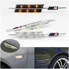 2 шт. светодиодный светильник указателя поворота для BMW 135Ser E60 E61 E82 E87 E88 E90 E91 E92 E93 с логотипом M