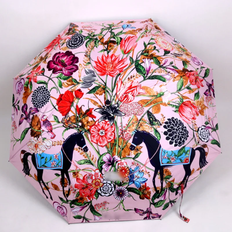 Дорожный зонтик AUTO3 складной дождевик ветрозащитный Анти УФ солнце/дождь