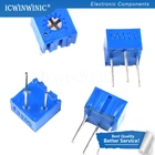 Триммер, потенциометр, переменный резистор, 10 шт., 3362P-1-204LF 3362 P, 200 кОм, 3362P-1-204, 3362P-204, 3362, P204, 204