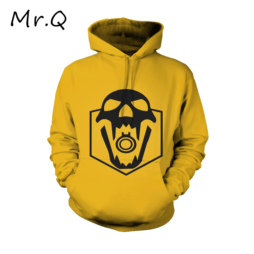 Mr.Q 2109 модный бренд Rainbow Six Siege рисунок толстовка с капюшоном том Кленси & #39s одежда